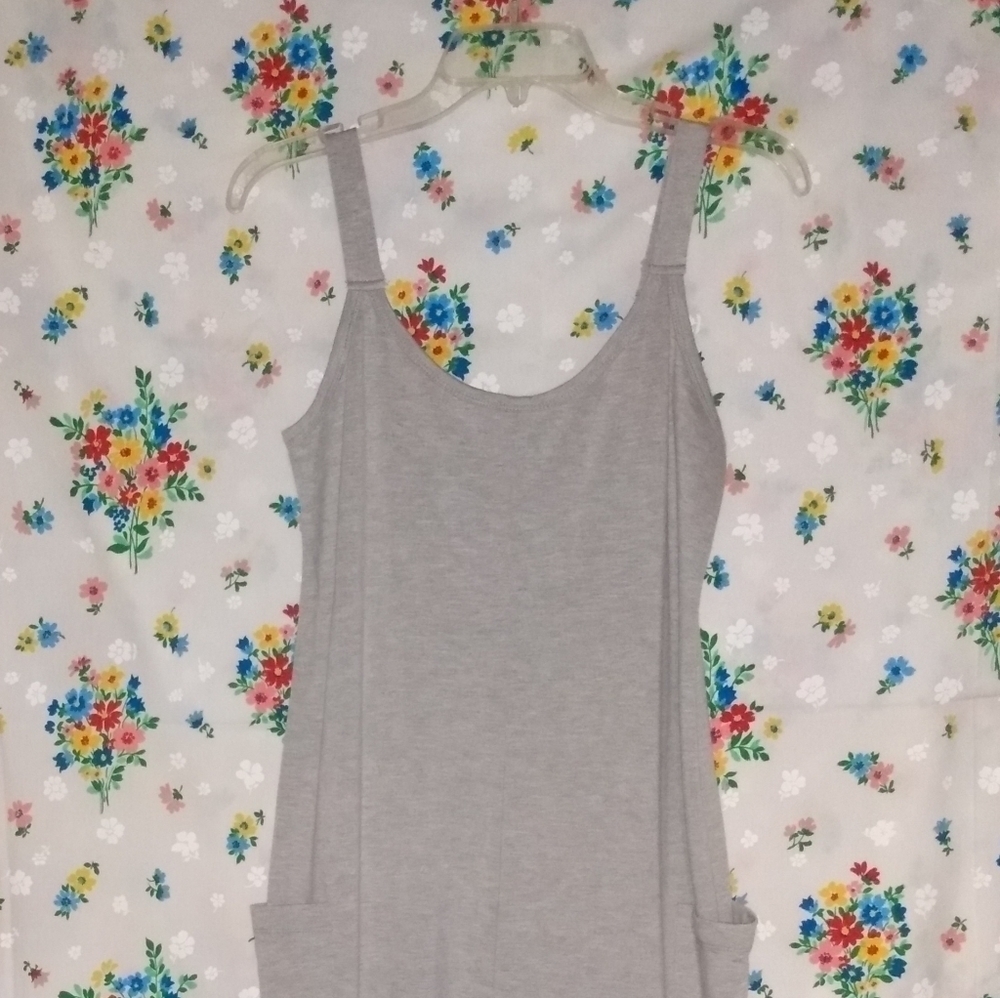 Eyeshadow Sleeveless Jumper, sz XS, Heather Grey, NWT